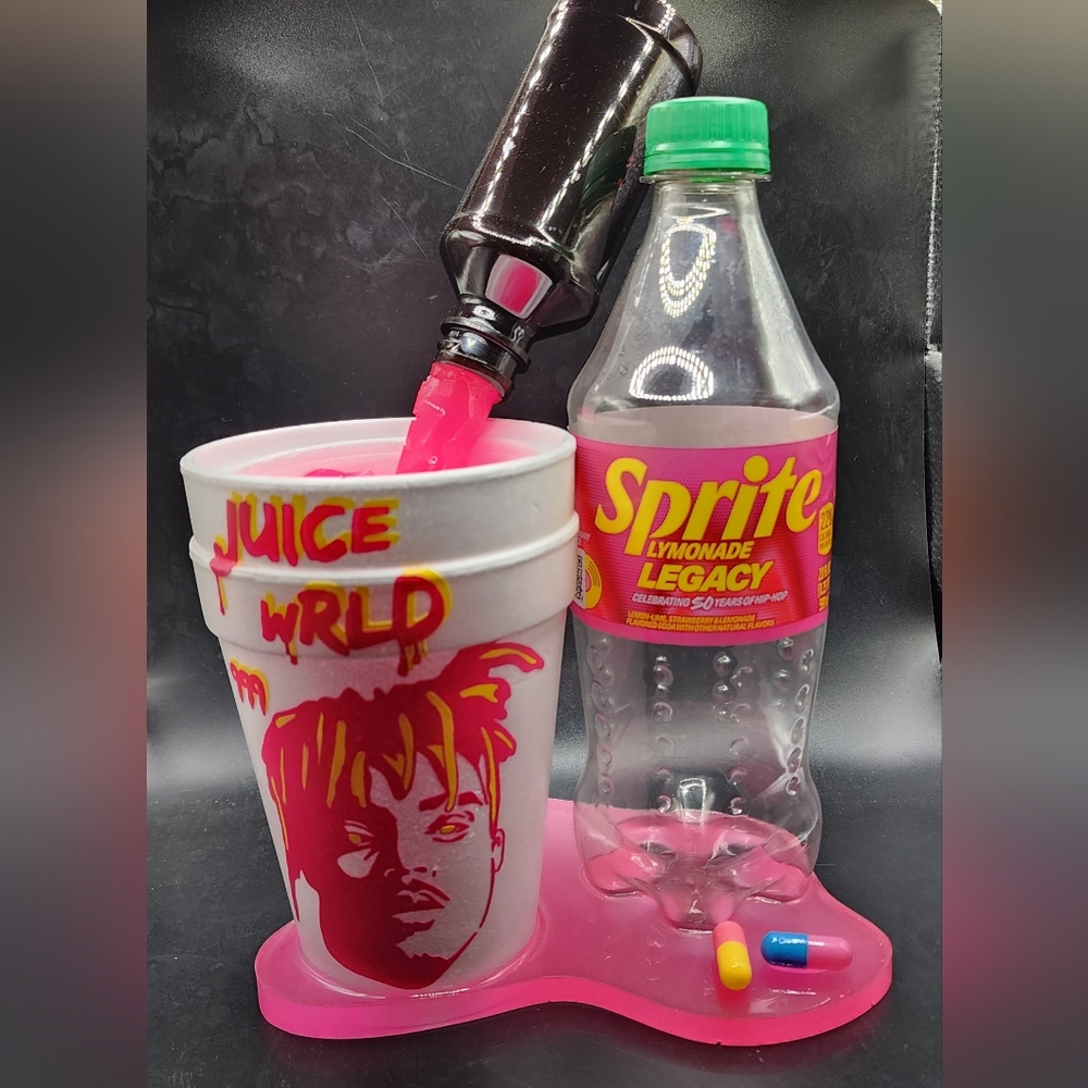 New Glow In The Dark Juice Wrld / 50 Years Of Hip-Hop Sprite Display